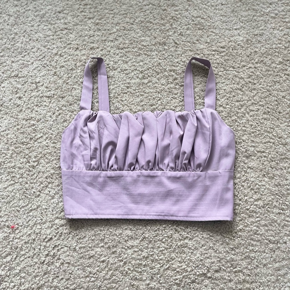 Ruched Crop Top